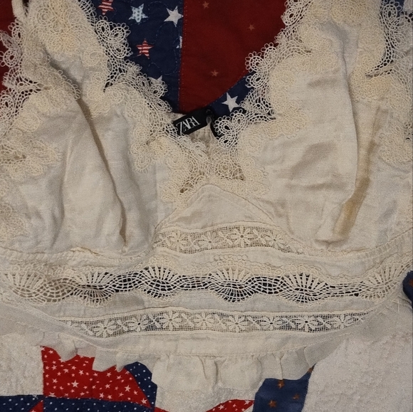 Zara Cream Lace Bralette - Picture 7 of 10